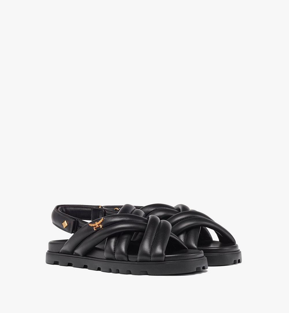 Cross Sandals in Lamb Leather 1